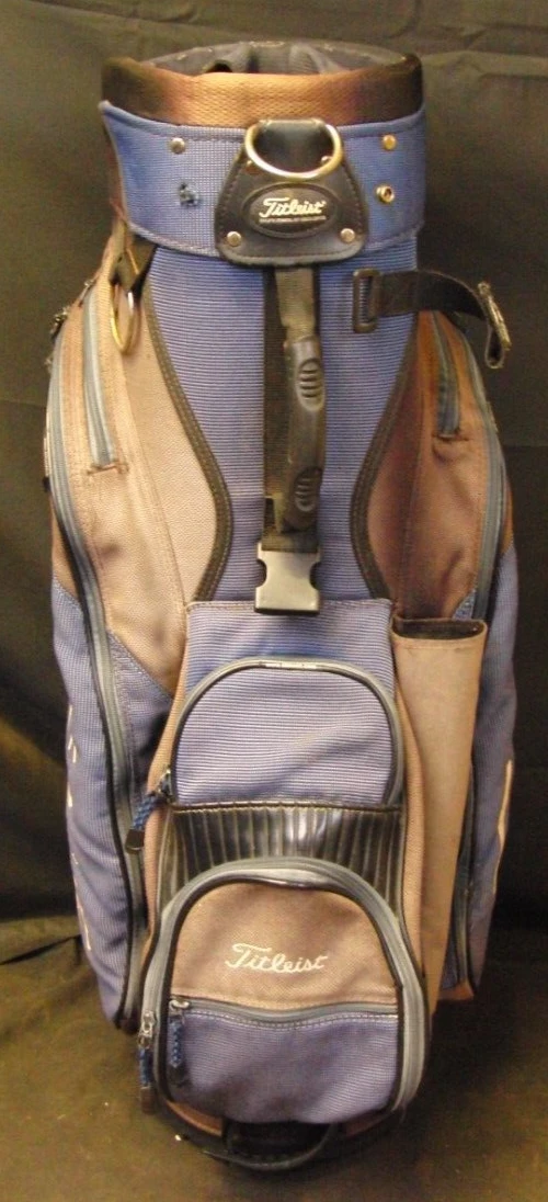 Vintage 8 Division Titleist Tour Cart Trolley Golf Clubs Bag - Image 2