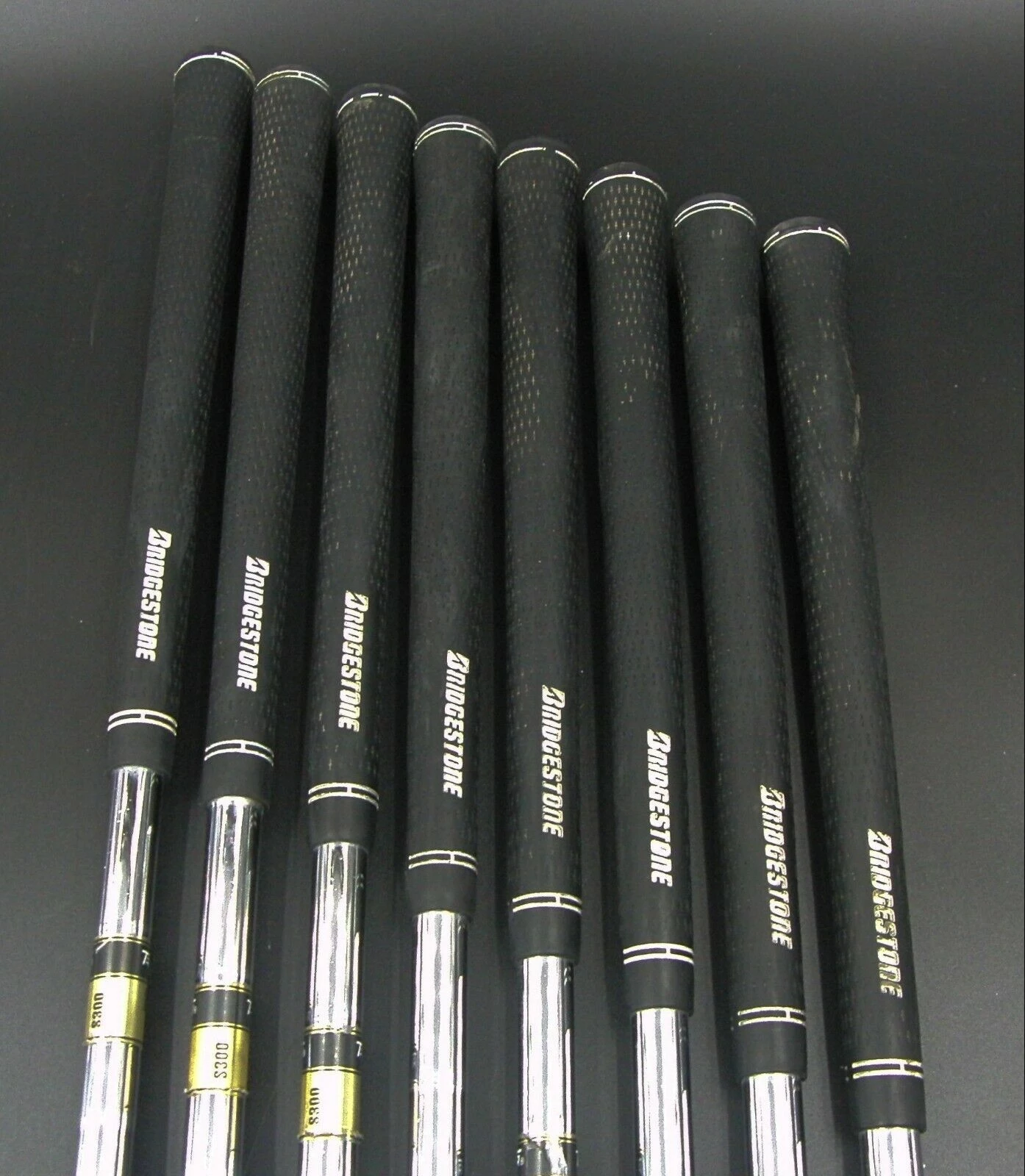 Set 8 X Bridgestone J33B Irons 3-PW Stiff Steel Shafts Bridgestone Grips - Image 7