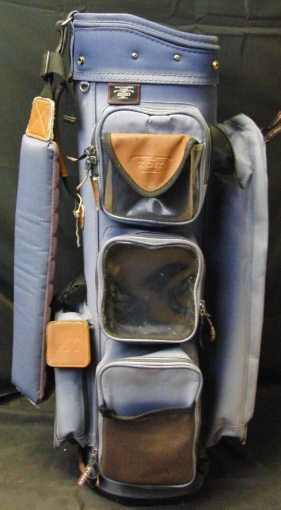 Vintage 6 Division Mizuno T-Zoid Tour Trolley Cart Golf Clubs Bag - Image 2