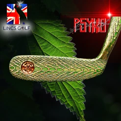 Custom PSYKO Art SnakeSkin Engraved Hand Forged Napa Putter 88cm Long