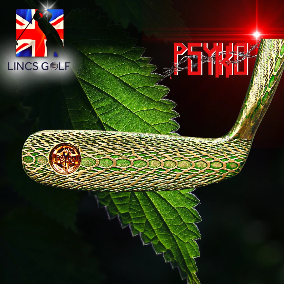 Custom PSYKO Art SnakeSkin Engraved Hand Forged Napa Putter 88cm Long