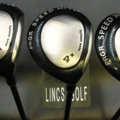 Japanese Set Of 3 PRGR Speed Hit+ 3, 4 & 5 Woods Stiff Graphite Shafts