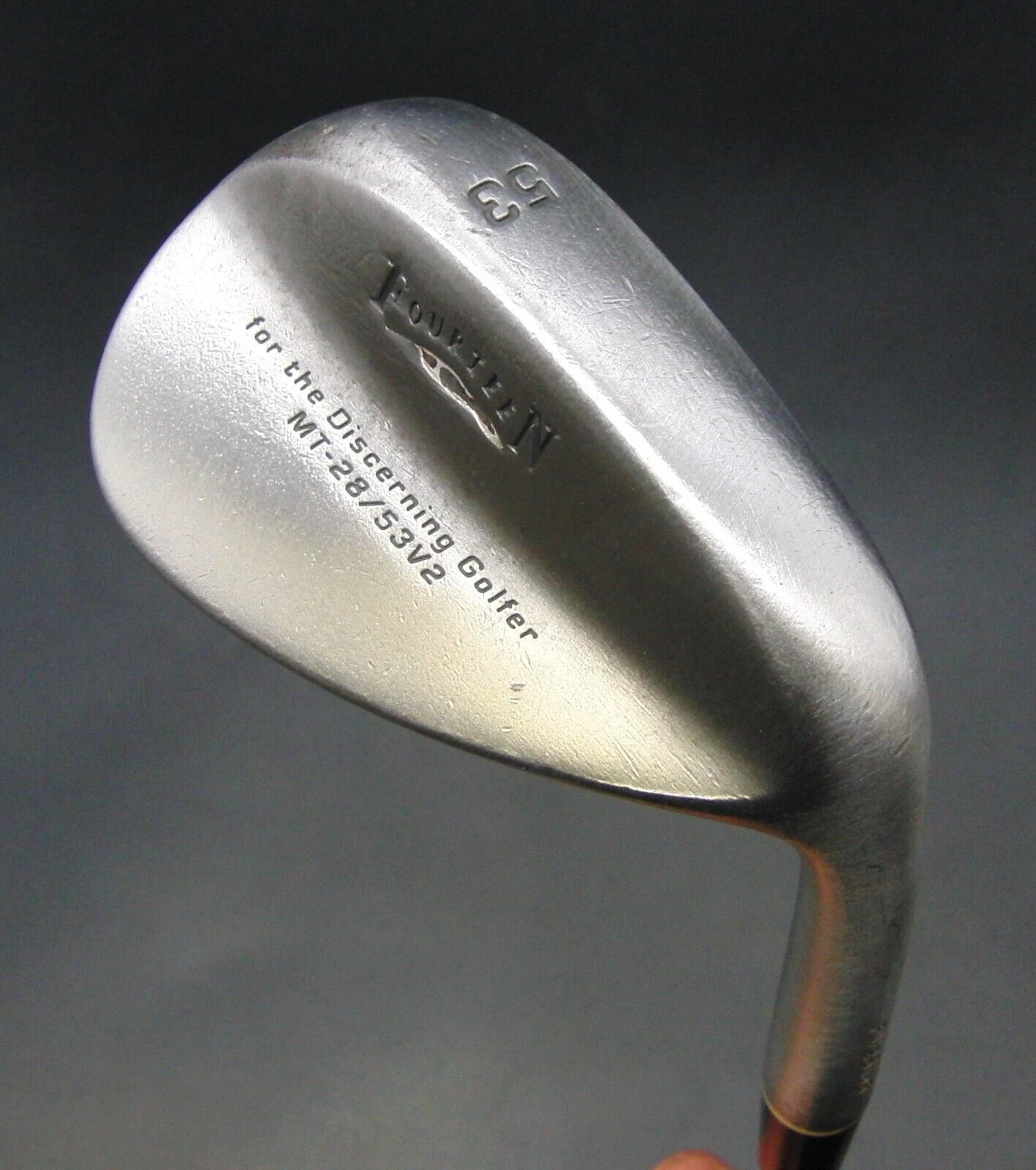 Fourteen MT-28/53V2 53° Gap Wedge Regular Steel Shaft Golf Pride Grip - Image 2