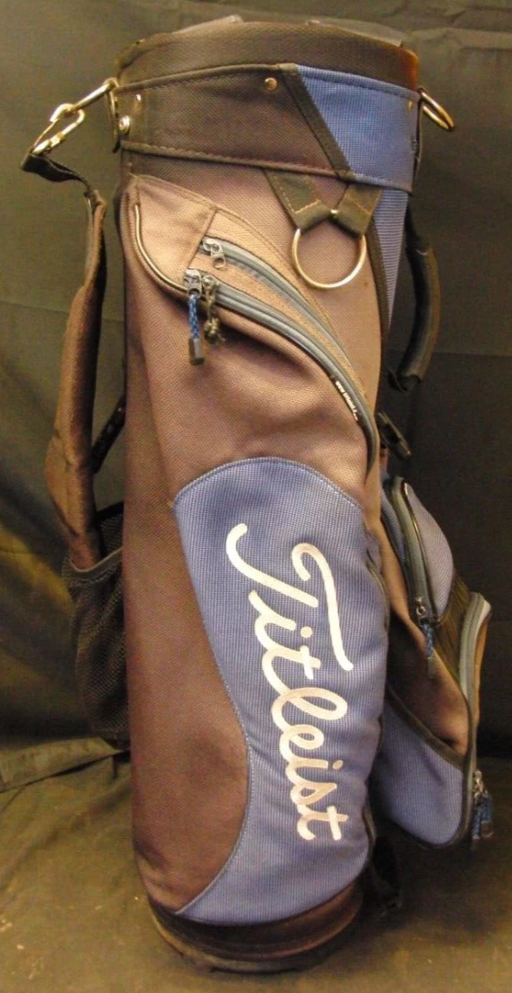 Vintage 8 Division Titleist Tour Cart Trolley Golf Clubs Bag - Image 3