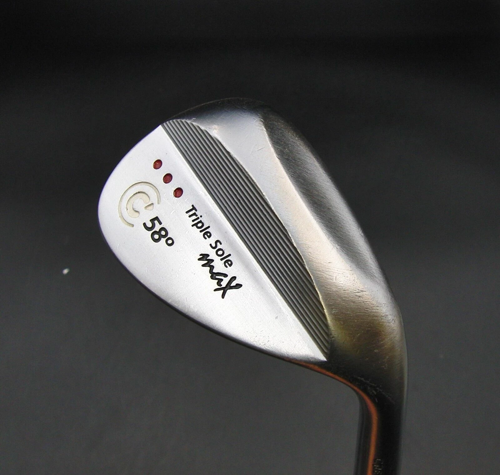 Japanese Crews Golf Triple Sole Max 58° Sand Wedge Regular Steel Shaft - Image 2