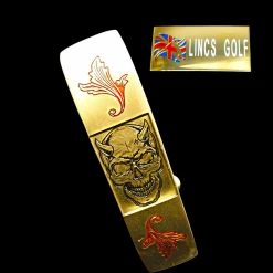 Custom PSYKO Laser Milled Evil Dead Gothic Skull Putter 88cm Long