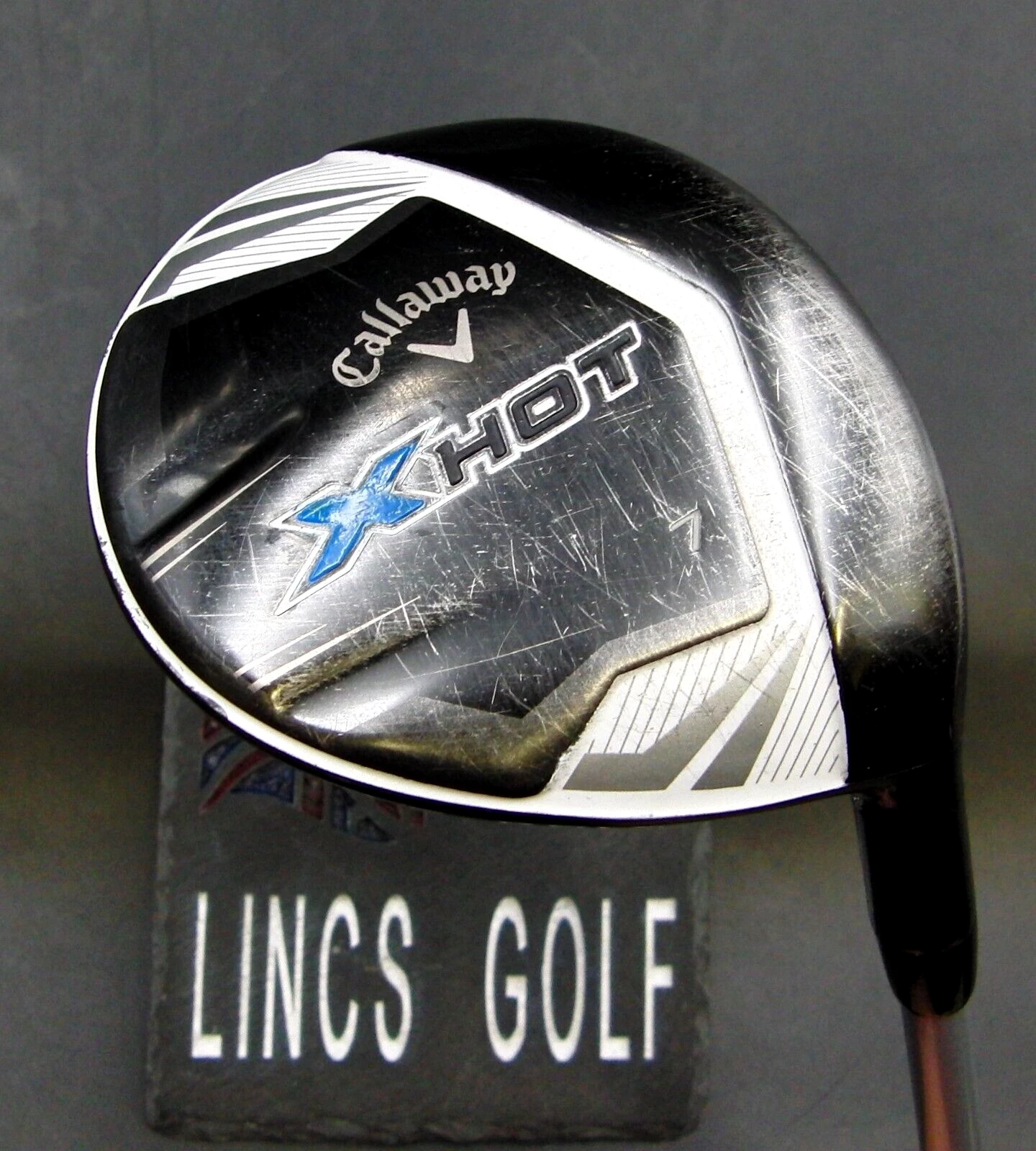 Callaway X Hot 7 Wood Stiff Graphite Shaft Golf Pride Grip