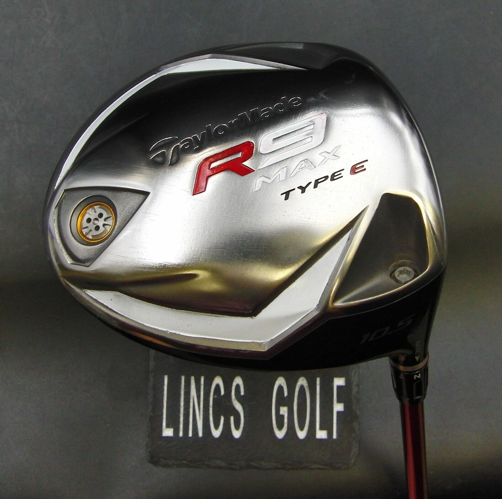 Taylormade R9 Max Type E 10.5° Driver Regular Graphite Shaft Taylormade Grip