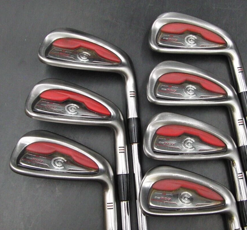 Set Of 7 X Cleveland CG Red MCT Irons 4-PW Regular Steel Shafts Sharpro Grips - Image 2