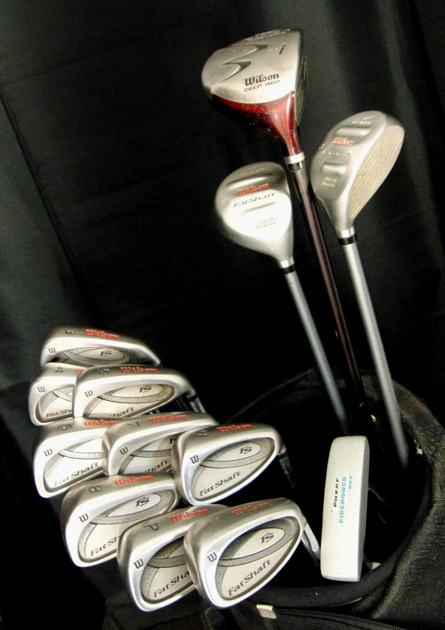 Wilson & Fazer Set Of Wilson Fatshaft 3-SW +Driver +3 Wood +5 Wood +Putter +Bag - Image 3