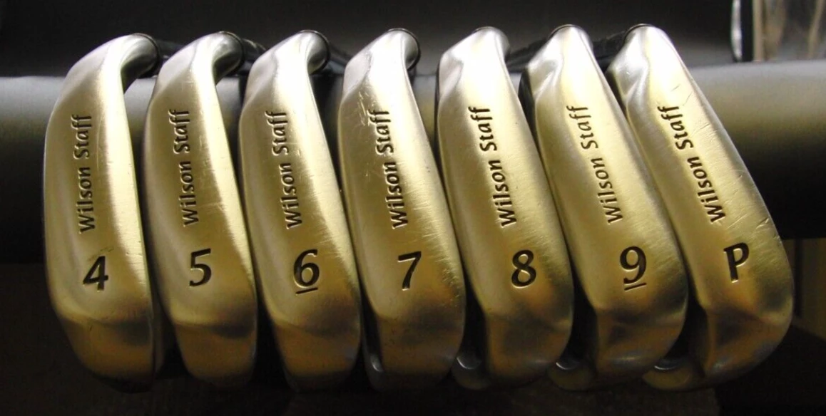 Left Handed Set Of 7 X Wilson Staff Di7 Irons 4-PW Uniflex Steel Shafts - Image 4