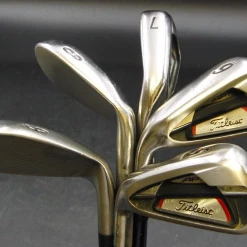 Left Handed Set Of 5 X Titleist AP1 714 Irons 5-9 Regular Graphite Shafts