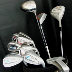Dunlop 65i/Power MXII/TP12, TP13, Spalding Eagle, MacGregor, Ram Set Of Dunlop 3-PW +Driver +16ºWood +18º Wood +Putter +Bag