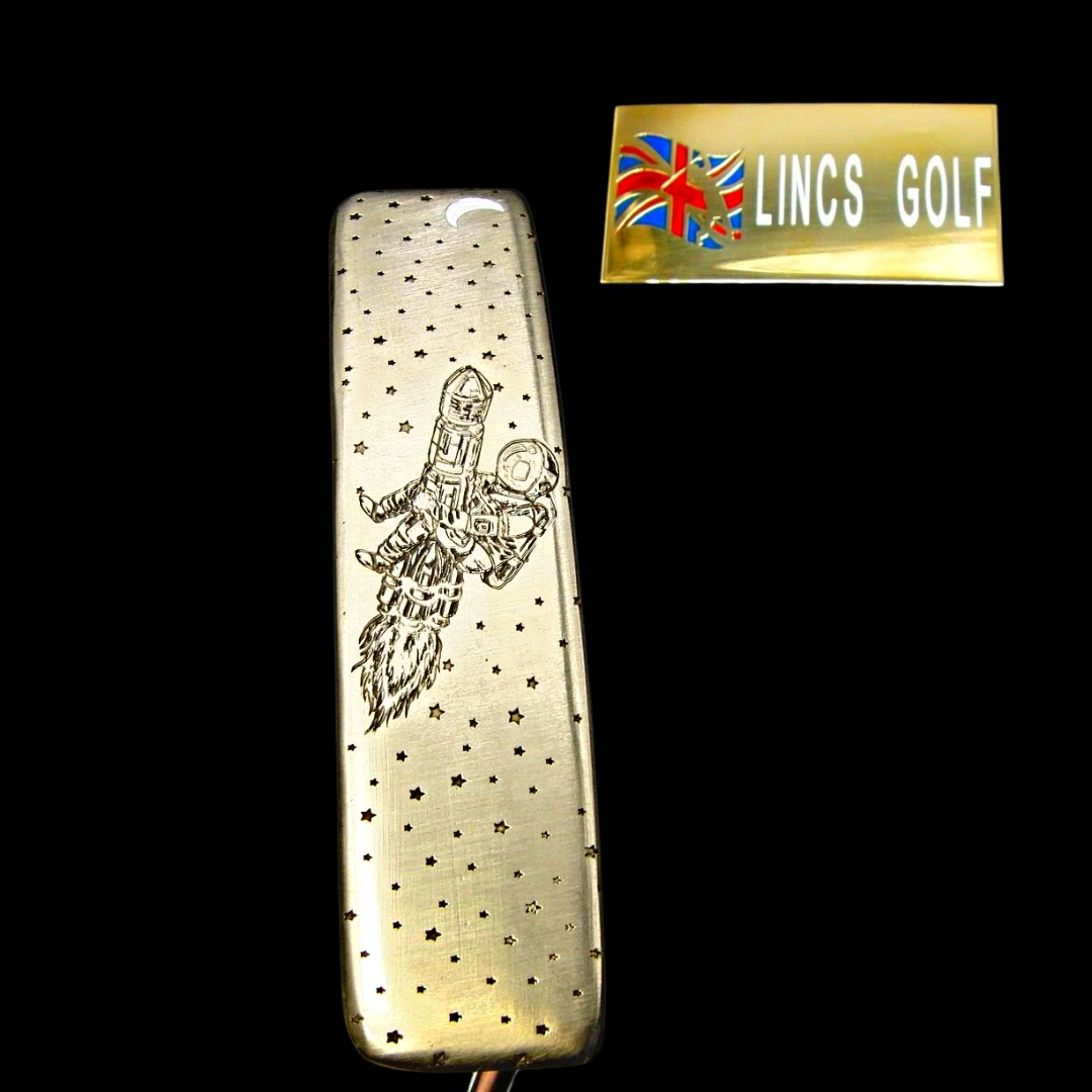 Custom Laser Milled Ping Anser 3 Rocket Man Stars Putter 86cm Steel Shaft - Image 8