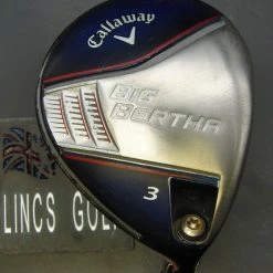 Callaway Big Bertha 15° 3 Wood Stiff Graphite Shaft New Decade Grip