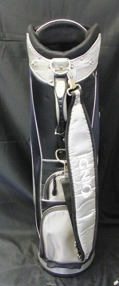8 Division Japanese Ignio Black Grey Tour Cart Trolley Golf Clubs Bag - Image 2