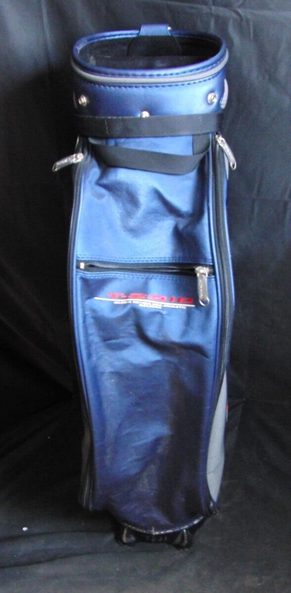 6 Division Mizuno T-Zoid Blue & Grey Tour Trolley Cart Golf Clubs Bag - Image 2