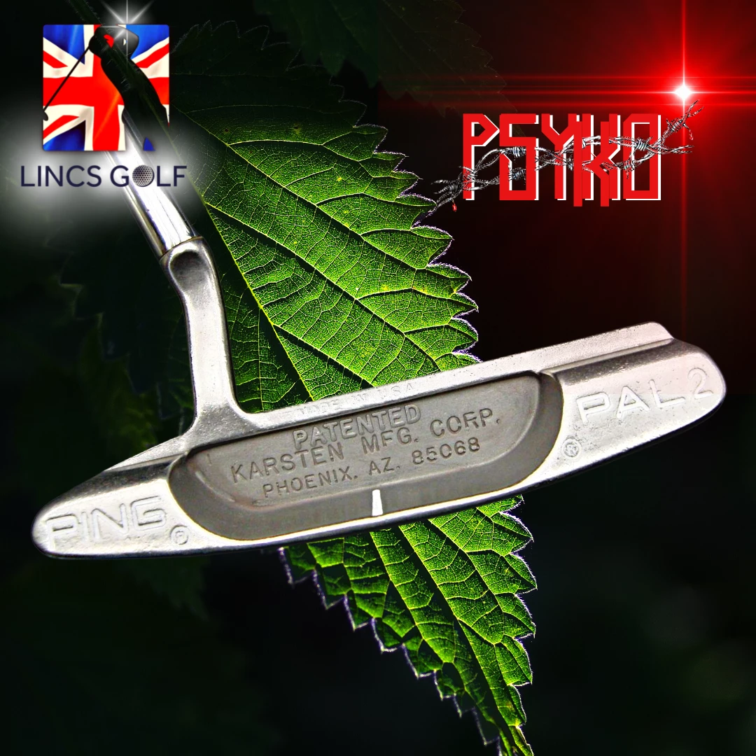 Custom Milled Ping Pal 2 Barbed Wire Rose PSYKO Tattoo Art Engraved Putter - Image 3