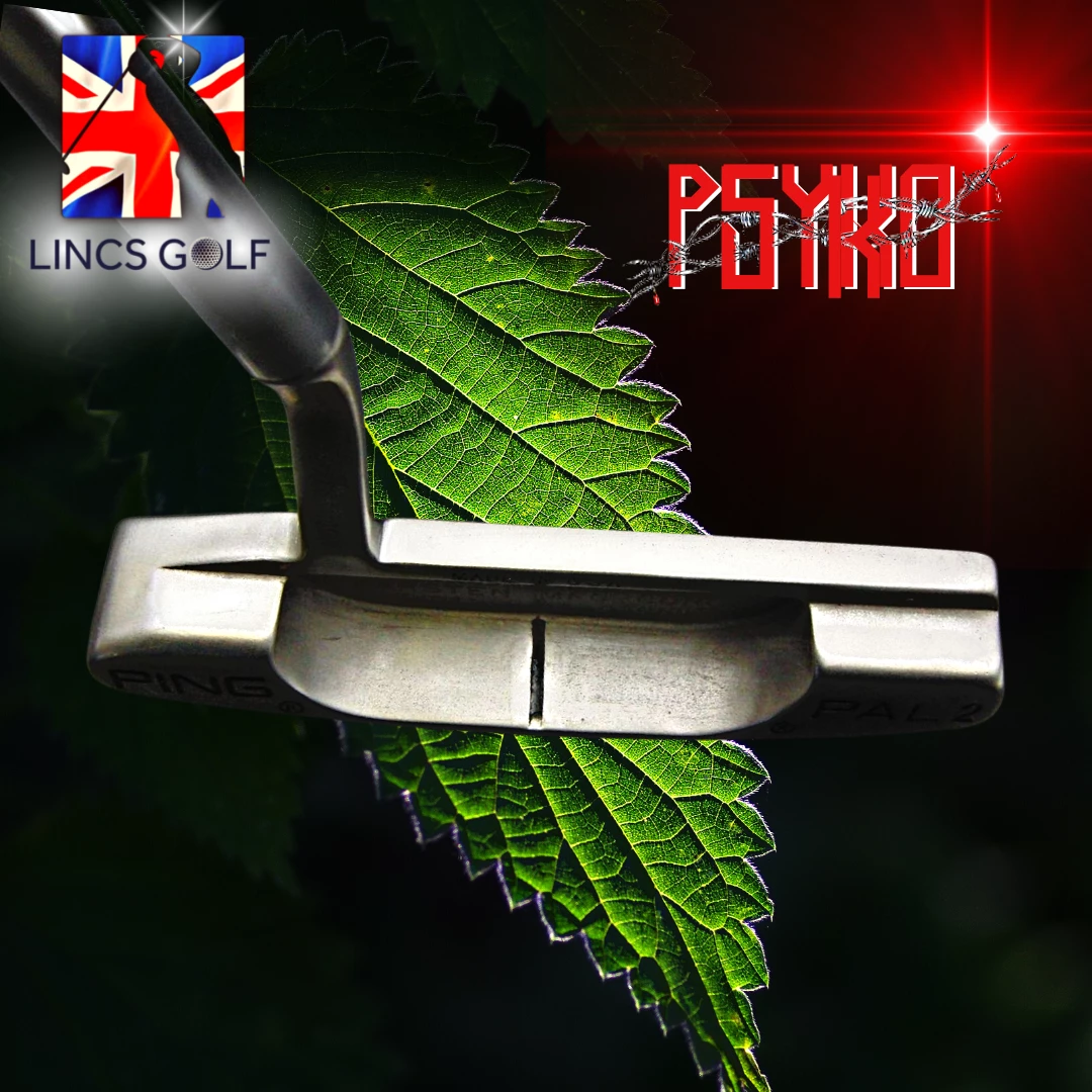 Custom Milled Ping Pal 2 Barbed Wire Rose PSYKO Tattoo Art Engraved Putter - Image 4