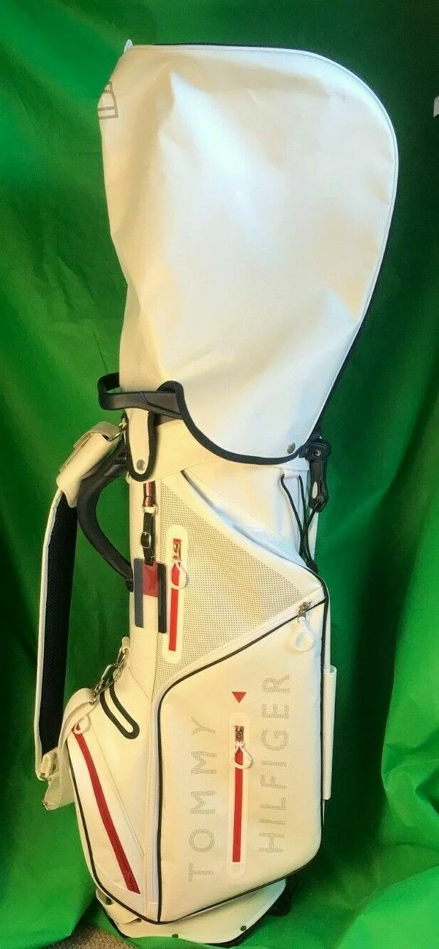 Hardly Used Tommy Hilfiger 85 6 Division Golf Stand Carry Golf Clubs Bag - Image 4