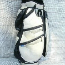 6 Division Large Mizuno Tour Trolley Cart Golf Clubs Bag