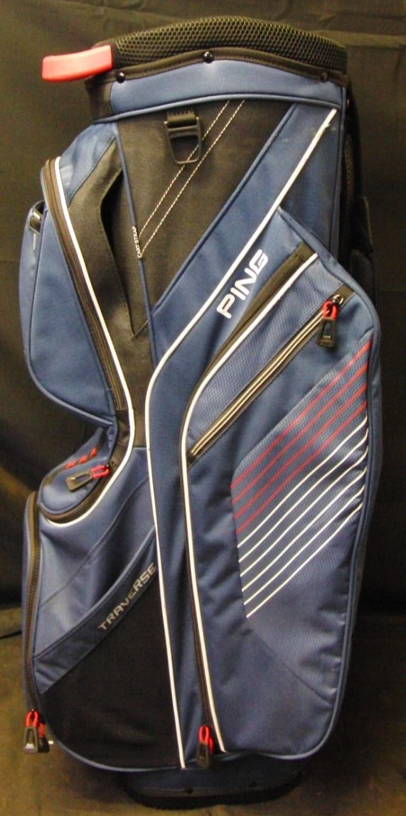 14 Division Ping Traverse Tour Cart Trolley Golf Clubs Bag - Image 3