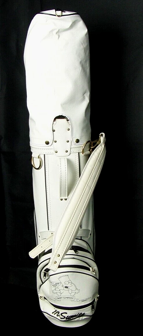 3 Division Bart Simpson Tour Cart Trolley Golf Clubs Bag - Image 4