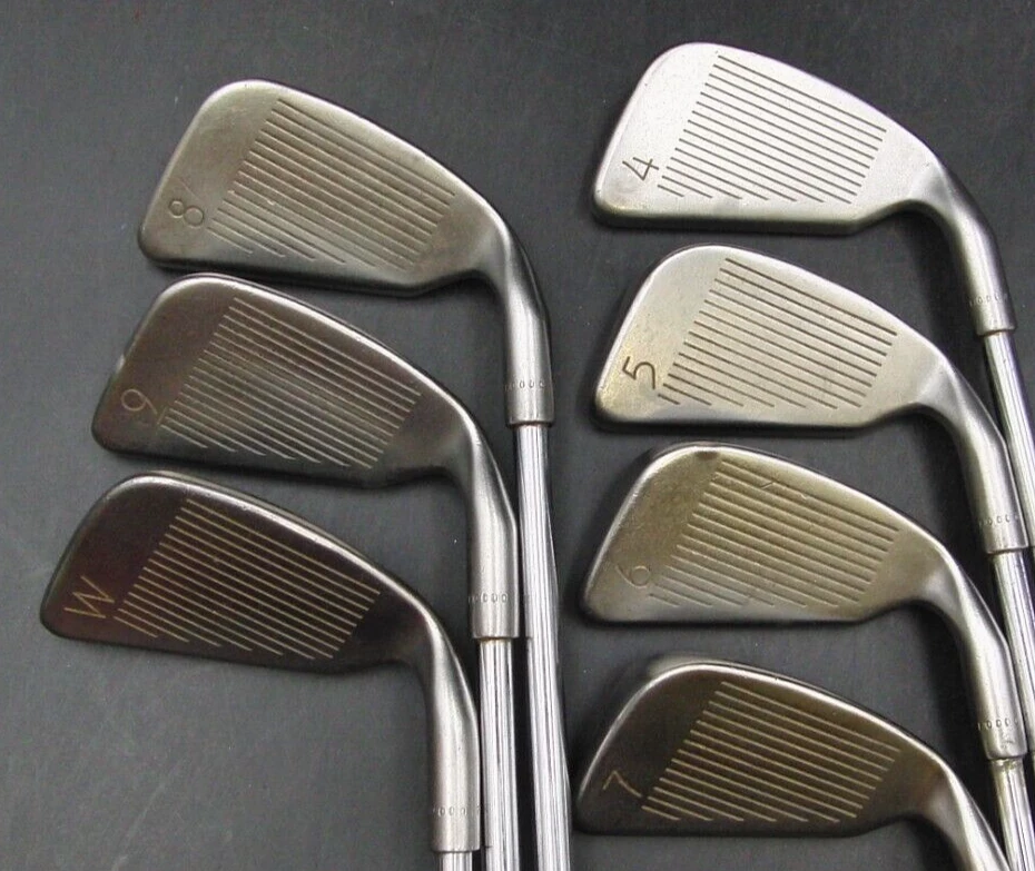 Left Handed Set 7 X Ping Zing 2 Karsten Black Dot Irons 4-PW Stiff Steel Shafts - Image 2