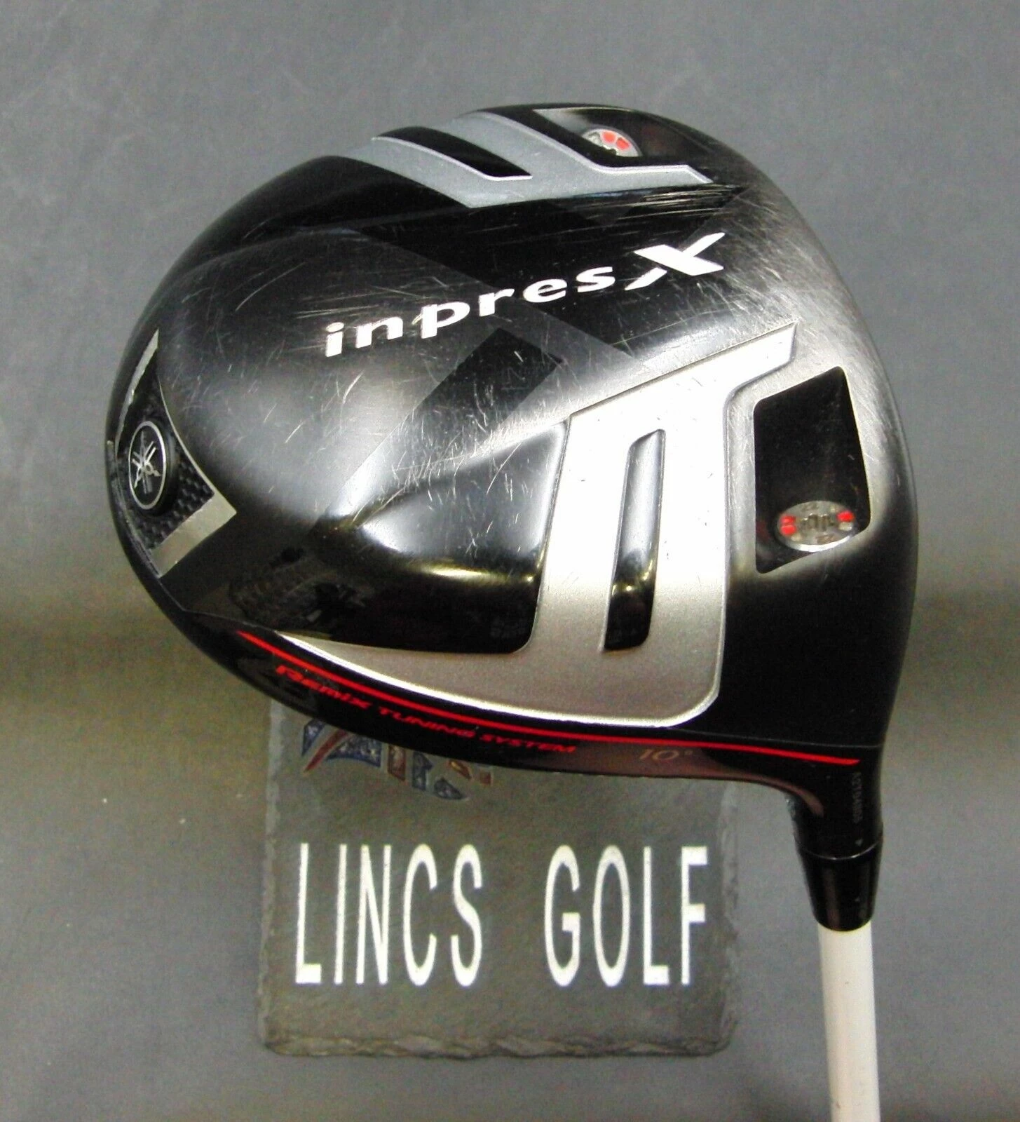 Japanese Yamaha Inpres X 10° Black Driver Stiff Graphite Shaft Golf Pride Grip