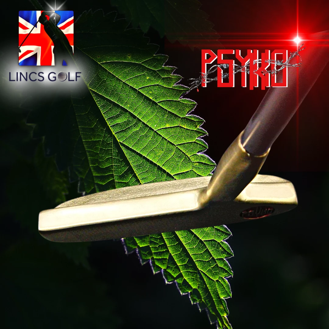 Custom Milled PSYKO Rose In Chained Hands Barbed Wire Engraved Tattoo Art Putter - Image 5