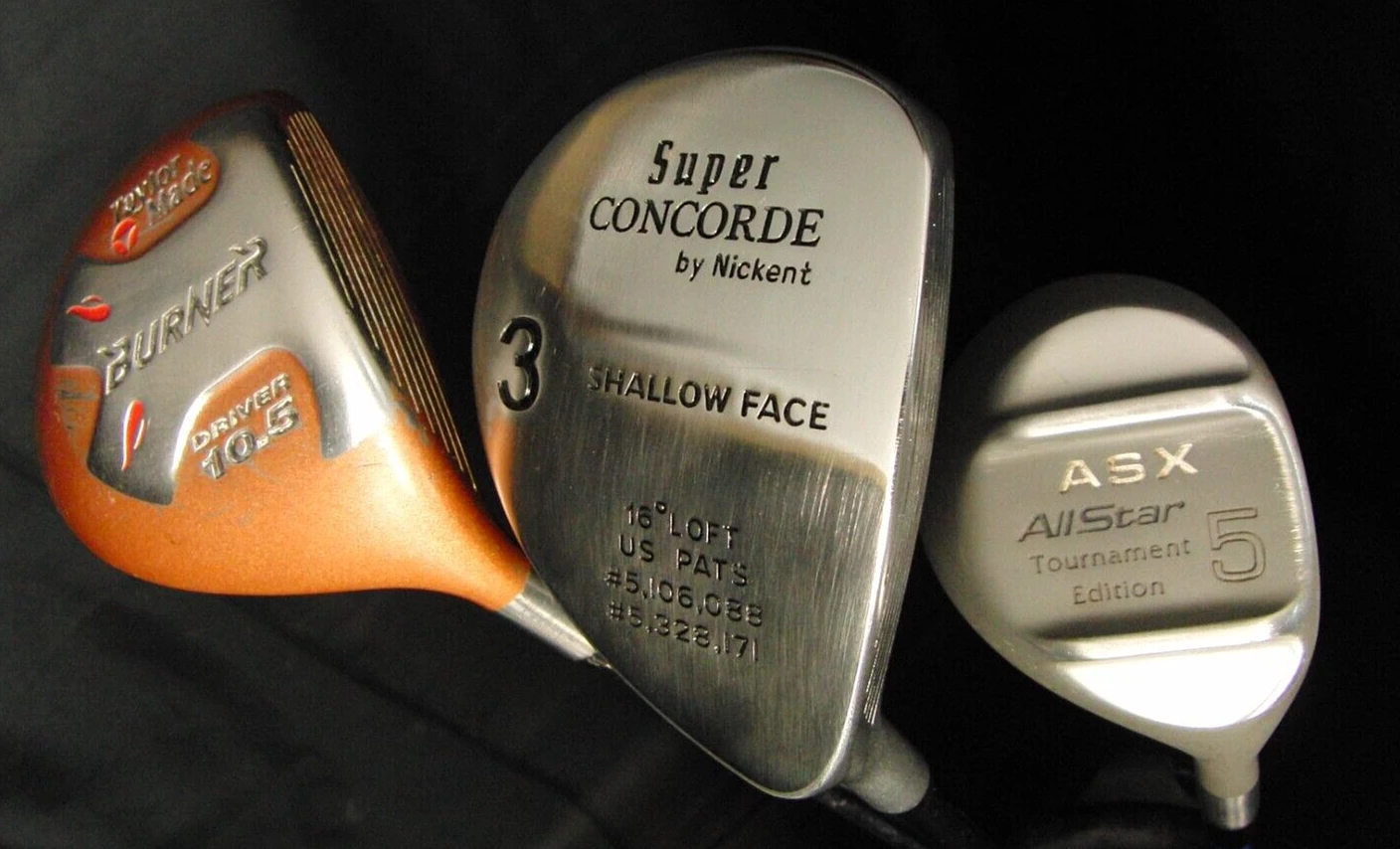 MacGregor, TaylorMade, Super Concorde, All Star & Mitsushiba Set Of MacGregor USA Stainless 2000 4-SW +Driver +3 Wood +5 Wood +Putter +Bag - Image 4