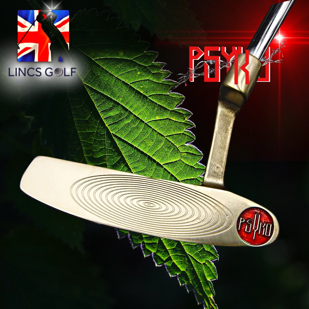 Custom Milled Ping Pal Pirate Theme PSYKO Tattoo Art Engraved Putter 89cm Long - Image 3