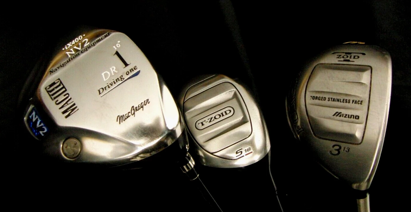 MacGregor, Vantage & Mizuo Set Of MacGregor Mactec NVG2 5-SW +Driver +3 Wood + 5 Wood +Putter +Bag - Image 3