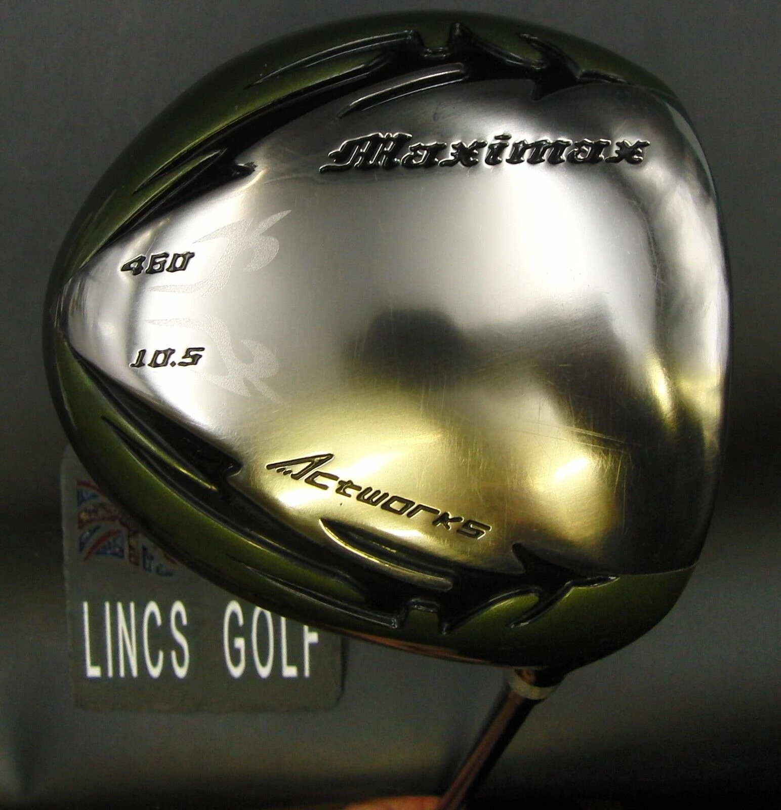 Japanese Actworks Maximax 460cc 10.5° Driver Regular Graphite Shaft Works Grip