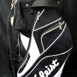14 Division Titleist Black & White Tour Cart Golf Clubs Bag
