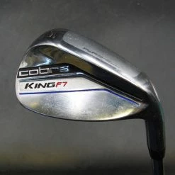 King Cobra F7 PWR Shell Gap Wedge Stiff Steel Shaft Cobra Grip