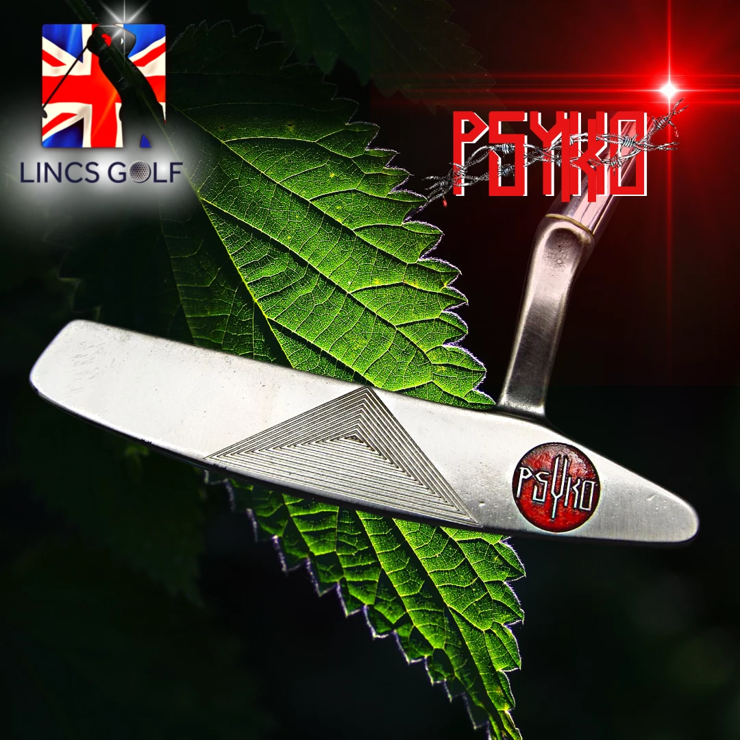 Custom Milled Ping Pal2 Gun & Rose PSYKO Tattoo Art Engraved Putter 89.5cm Long - Image 2