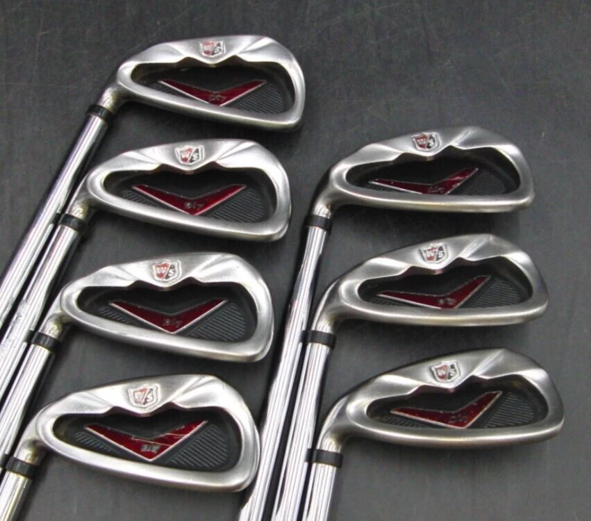 Left Handed Set Of 7 X Wilson Staff Di7 Irons 4-PW Uniflex Steel Shafts - Image 3
