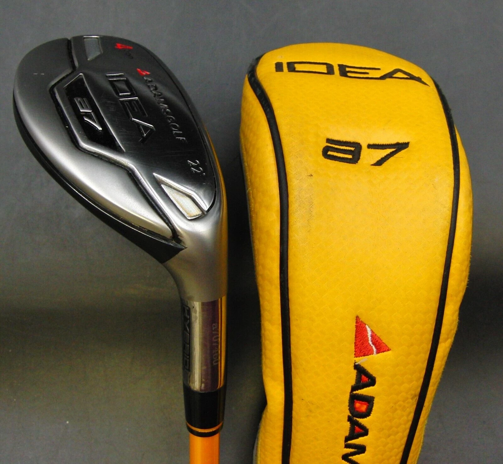 Adams Golf AdamsGolf Idea A7 22° 4 Iron/Hybrid Stiff Graphite Shaft Super Stroke Grip & H/C