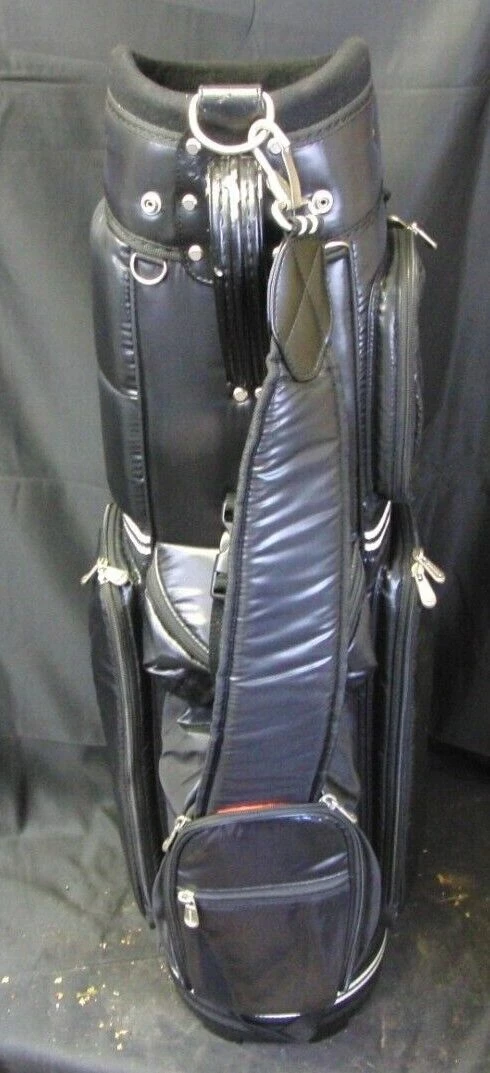 3 Division Maruman Shuttle Black White Tour Cart Trolley Golf Bag - Image 2