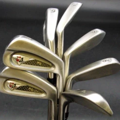 Set Of 7 X Wilson Staff Pi5 Irons 4-PW Regular Steel Shafts Golf Pride Grips