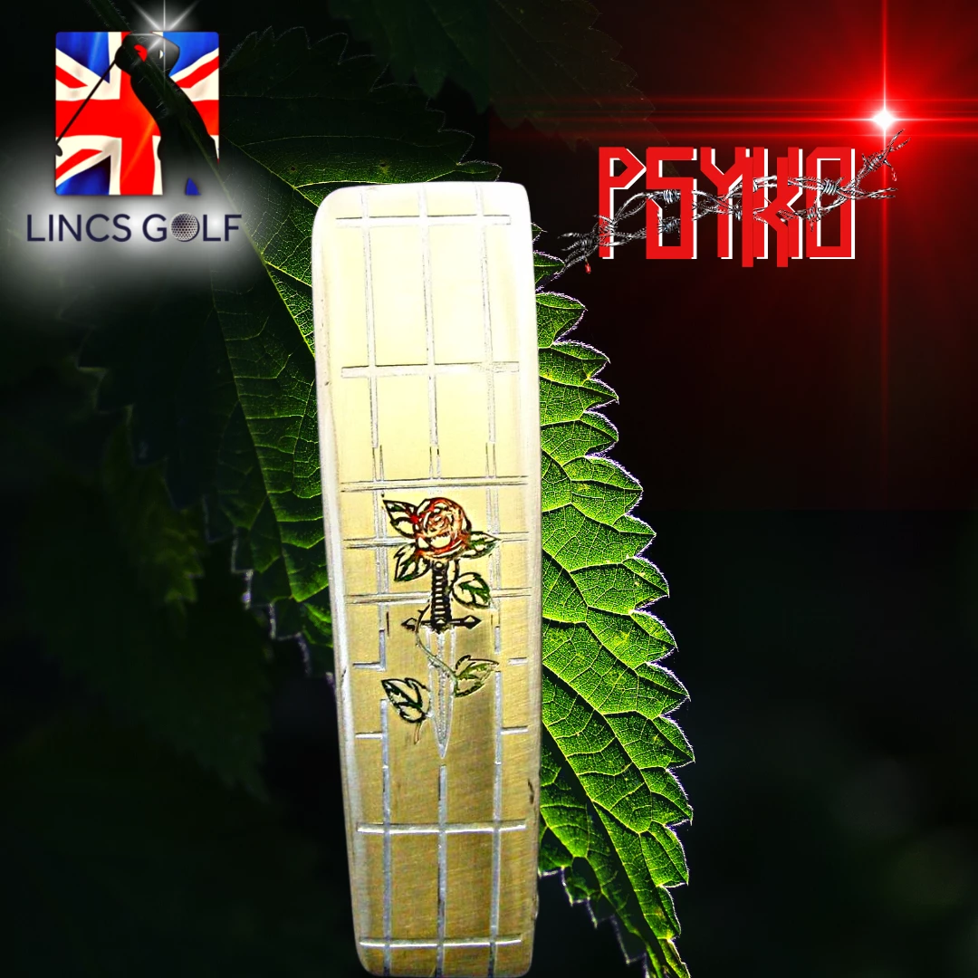 Custom Milled Ping Day Rose Entwined Dagger PSYKO Art Engraved Putter 88cm Long - Image 7