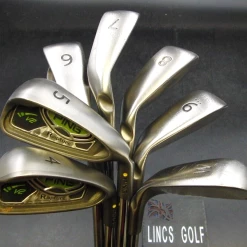 Set Of 7 X Ping Rapture V2 Yellow Dot Irons 4-PW Regular Steel Shafts