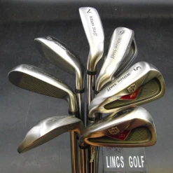 Left Handed Set Of 7 X Wilson Staff Di7 Irons 4-PW Uniflex Steel Shafts