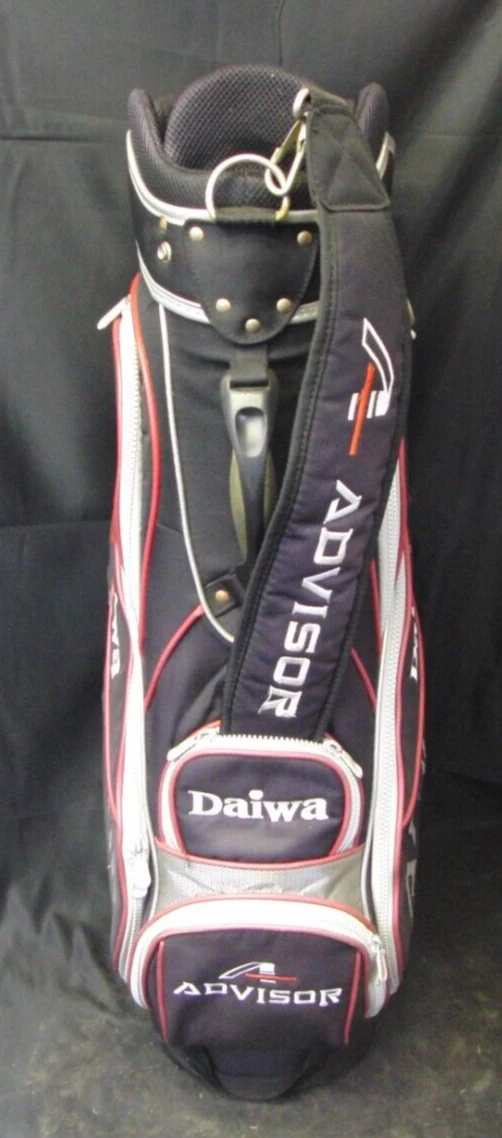 Japanese 8 Division Daiwa Advisor Tour Trolley Cart Golf Bag - Image 2