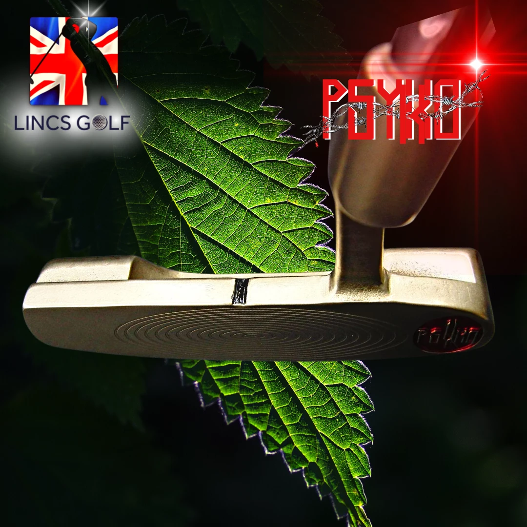 Custom Milled Ping Pal Pirate Theme PSYKO Tattoo Art Engraved Putter 89cm Long - Image 4
