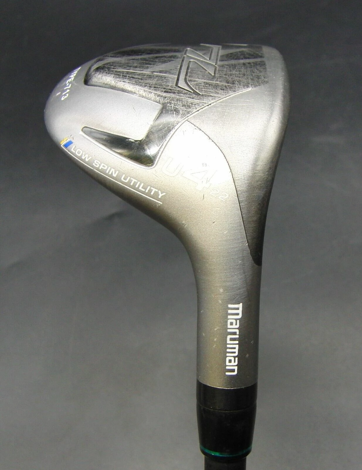 Maruman Zeta Type 713 Low Spin Utility U4 22° 4 Hybrid Regular Graphite Shaft - Image 3