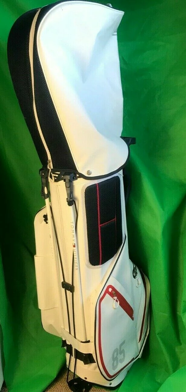 Hardly Used Tommy Hilfiger 85 6 Division Golf Stand Carry Golf Clubs Bag - Image 8