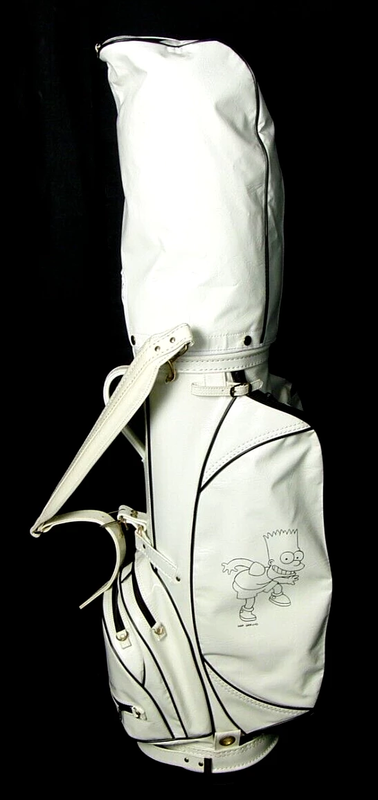 3 Division Bart Simpson Tour Cart Trolley Golf Clubs Bag - Image 3