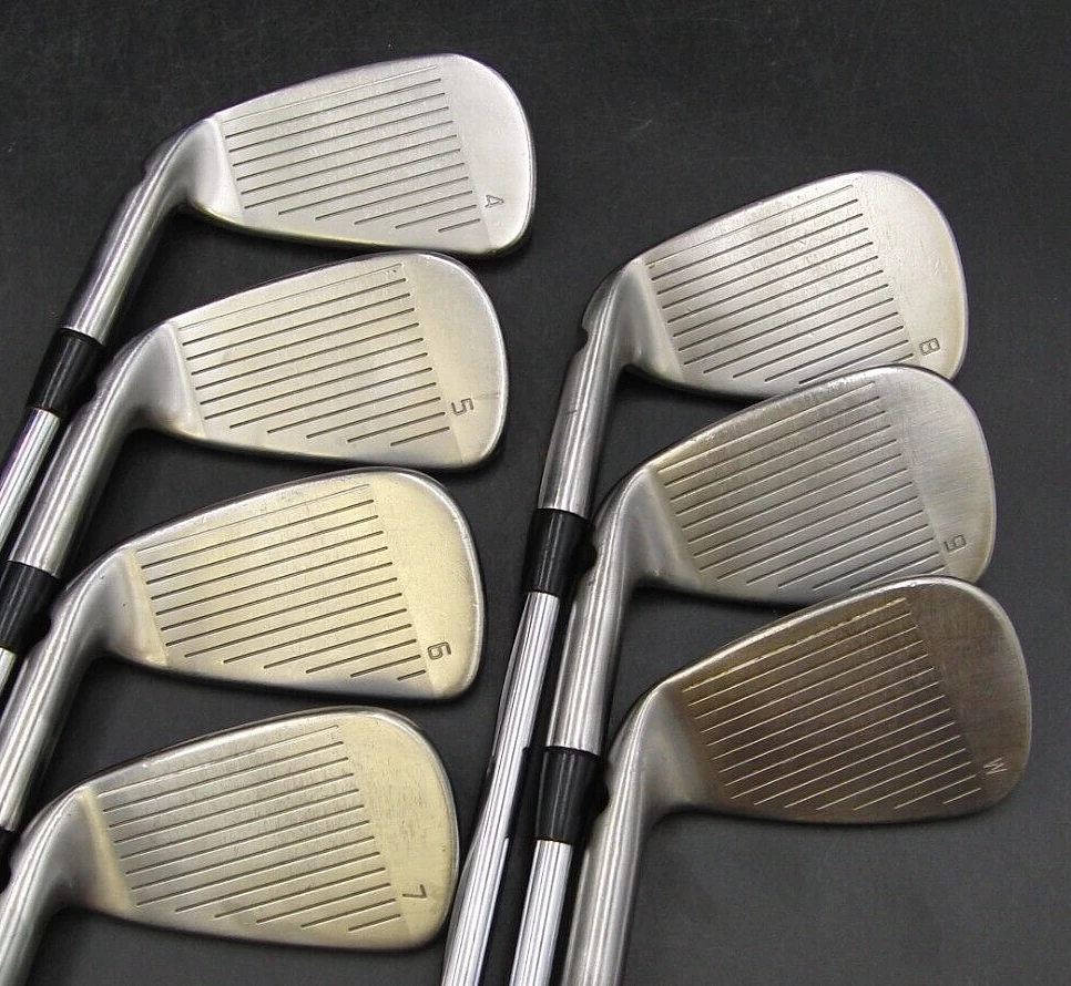 Set Of 7 X Ping I Series E1 Brown Dot Irons 4-PW Stiff Steel Shafts - Image 3